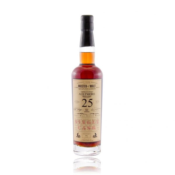 Aultmore 25 Year Old 1990 Single Cask Master of Malt