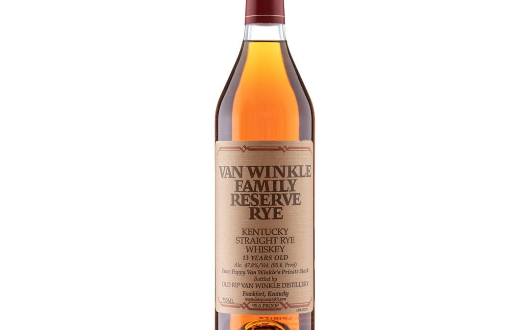 Van Winkle’s Family Reserve Rye 13 Year Old 2020 Release