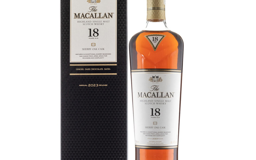 Macallan 18 Year Old Sherry Oak Whisky 2023