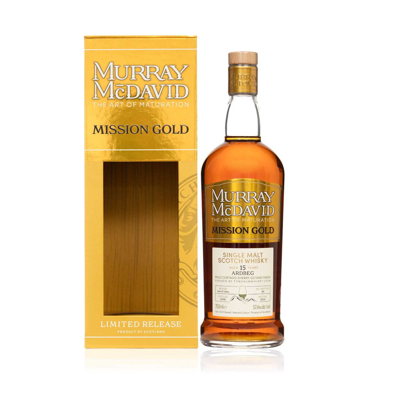 Ardbeg 2008 Mission Gold 15 Year Old - 30th Anniversary Murray McDavid