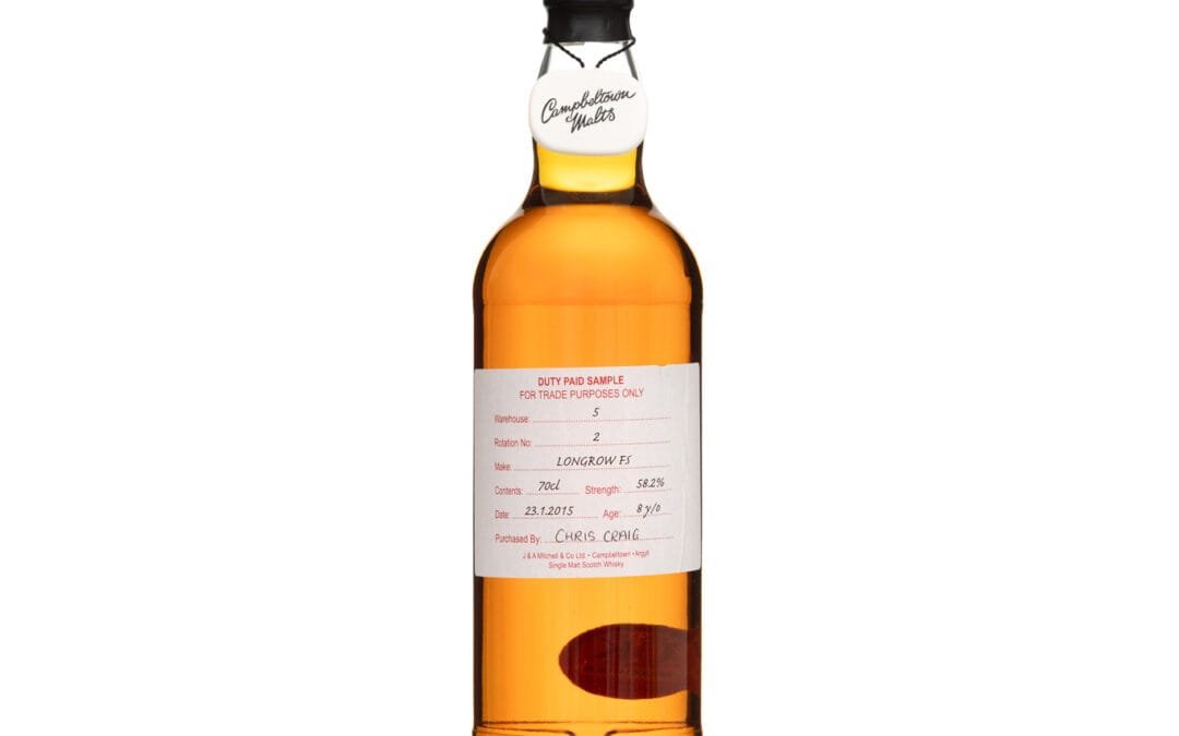 Longrow 8 Year Old 2015 Fresh Sherry – Duty Paid Sample 58.2%