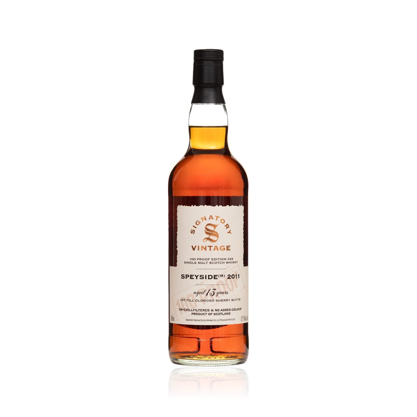 Speyside (M) 2011 13 Year Old Signatory 100 Proof #27 57.1%