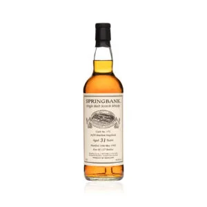 Springbank 31 Year Old - Refill Bourbon Hogshead Distilled 1993